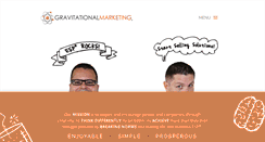 Desktop Screenshot of gravitationalmarketing.com